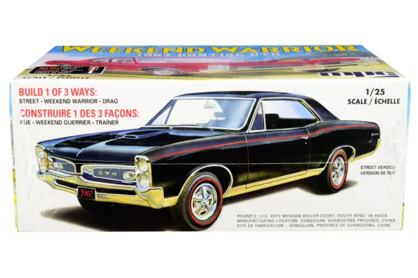 Skill 3 Model Kit 1967 Pontiac GTO "Weekend Warrior" 3 in 1 Kit 1/25 Scale Model by MPC #3
