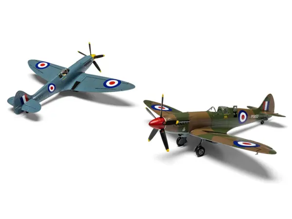 Level 2 Model Kit Supermarine Spitfire PR.XIX Fighter Aircraft with 3 Scheme Options 1/48 Plastic Model Kit by Airfix #2