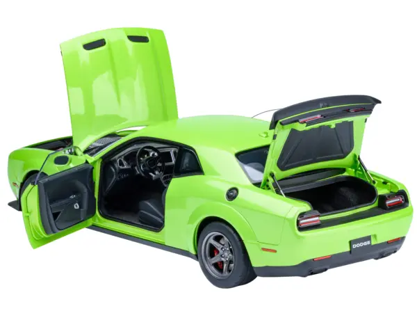 2023 Dodge Challenger SRT Super Stock Sublime Green 1/18 Model Car by Autoart #2