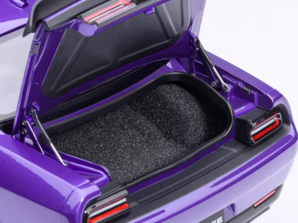 2023 Dodge Challenger SRT Super Stock Plum Crazy Purple 1/18 Model Car by Autoart #5