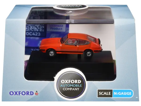 Ford Capri Mk3 RHD (Right Hand Drive) Sebring Red 1/148 (N) Scale Diecast Model Car by Oxford Diecast #3