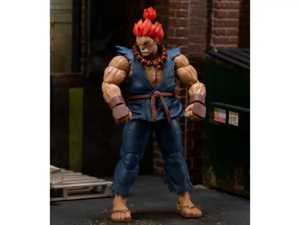 Akuma 6" Moveable Figure with Accessories and Alternate Head and Hands "Ultra Street Fighter II: The Final Challengers" (2017) Video Game Model by Jada #5