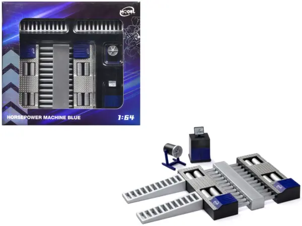 Horsepower Machine Blue 1/64 Diecast Model by Model Model #1