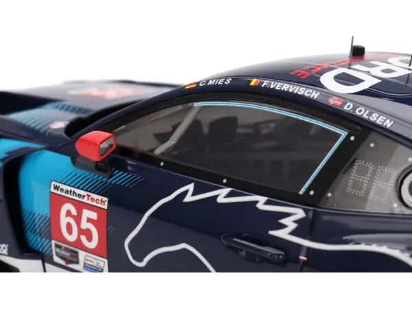 Ford Mustang GT3 #65 Christopher Mies - Dennis Olsen - Frederic Vervisch "Ford Multimatic Motorsports" GTD Pro Class Winner IMSA "24 Hours of Daytona" (2025) 1/18 Model Car by Top Speed #2