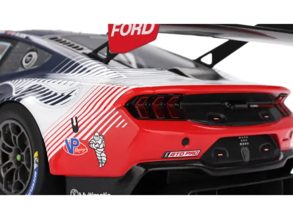 Ford Mustang GT3 #65 Christopher Mies - Dennis Olsen - Frederic Vervisch "Ford Multimatic Motorsports" GTD Pro Class Winner IMSA "24 Hours of Daytona" (2025) 1/18 Model Car by Top Speed #3