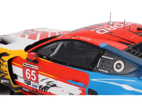 Ford Mustang GT3 #65 Joey Hand - Dirk Muller "Ford Multimatic Motorsports" "Motul Course de Monterey - Laguna Seca" (2024) 1/18 Model Car by Top Speed #2