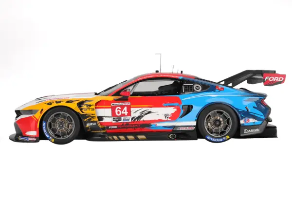 Ford Mustang GT3 #64 Mike Rockenfeller - Harry Tincknell "Ford Multimatic Motorsports" "Motul Course de Monterey - Laguna Seca" (2024) 1/18 Model Car by Top Speed #3