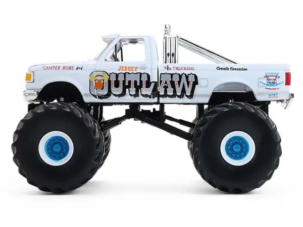 1988 Ford F-150 Monster Truck "Jersey Outlaw" White "Kings of Crunch" Series 16 1/64 Diecast Model Car by Greenlight #2
