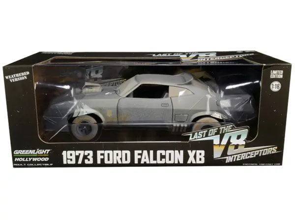 1973 Ford Falcon XB RHD (Right Hand Drive) (Weathered Version) "Last of the V8 Interceptors" (1979) Movie 1/18 Diecast Model Car by Greenlight #1