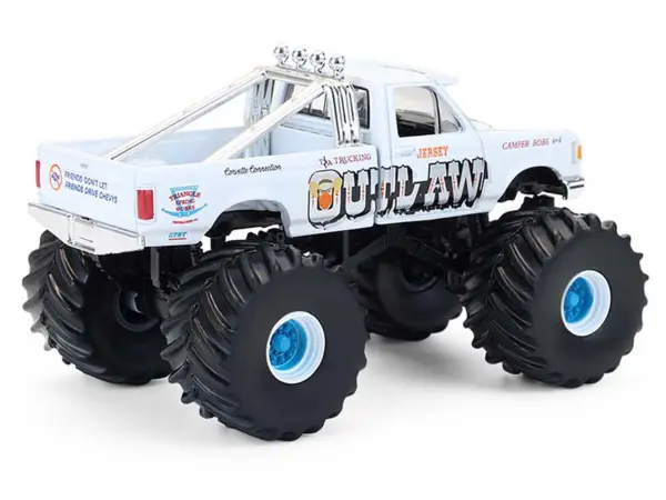 1988 Ford F-150 Monster Truck "Jersey Outlaw" White "Kings of Crunch" Series 16 1/64 Diecast Model Car by Greenlight #3