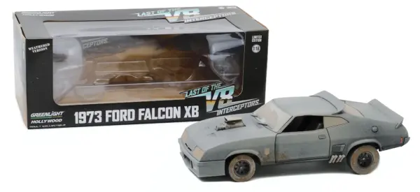 1973 Ford Falcon XB RHD (Right Hand Drive) (Weathered Version) "Last of the V8 Interceptors" (1979) Movie 1/18 Diecast Model Car by Greenlight #4