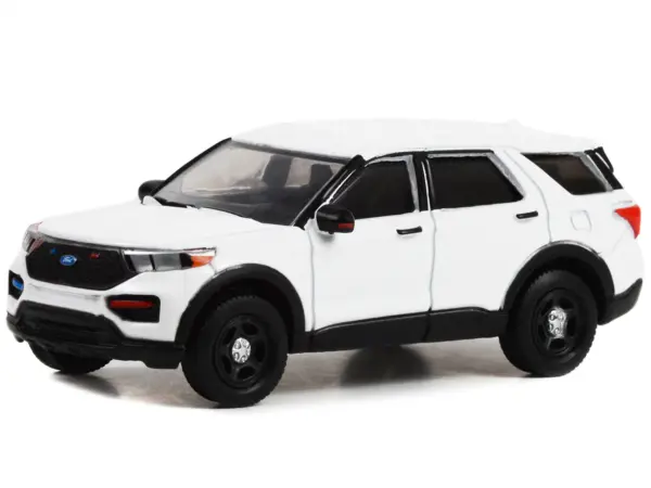 2022 Ford Police Interceptor Utility White "Hot Pursuit" "Hobby Exclusive" Series 1/64 Diecast Model Car by Greenlight #2