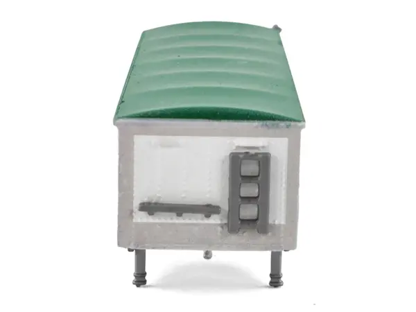 Covered Grain Trailer White with Green Tarp "SunGlo - Cargill" 1/87 (HO) Plastic Model Car by HO Logistics #4