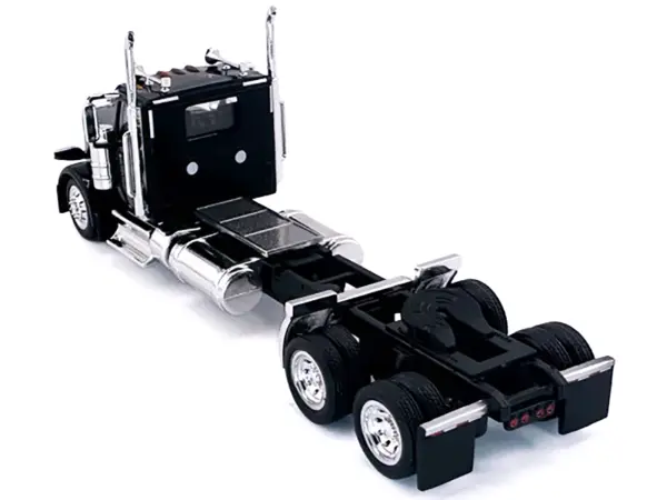 Peterbilt 589 2-Axel Day Cab Black 1/87 (HO) Plastic Model Car by HO Logistics #3