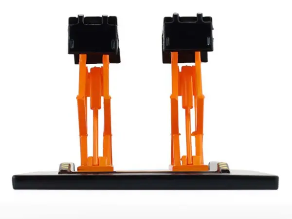 Automotive Double Scissor Lift Black and Orange "Double Scissor Lifts" Series 2 1/64 Diecast Model by Greenlight #4