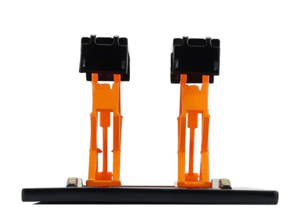 Automotive Double Scissor Lift Black and Orange "Double Scissor Lifts" Series 2 1/64 Diecast Model by Greenlight #5