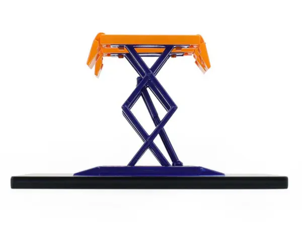Automotive Double Scissor Lift "Union 76" Orange and Blue "Double Scissor Lifts" Series 2 1/64 Diecast Model by Greenlight #4