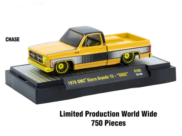 "Auto-Thentics" 6 piece Set Release 106 IN DISPLAY CASES Limited Edition 1/64 Diecast Model Cars by M2 Machines #2