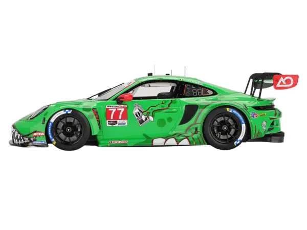 Porsche 911 GT3 R (992) #77 Klaus Bachler - Laurin Heinrich - Alessio Picariello "AO Racing - Rexy" GTD Pro Class Winner IMSA "12 Hours of Sebring" (2025) 1/18 Model Car by Top Speed #3