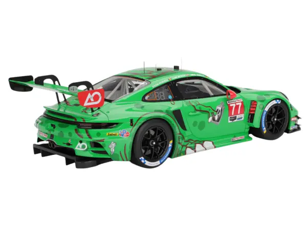 Porsche 911 GT3 R (992) #77 Klaus Bachler - Laurin Heinrich - Alessio Picariello "AO Racing - Rexy" GTD Pro Class Winner IMSA "12 Hours of Sebring" (2025) 1/18 Model Car by Top Speed #5