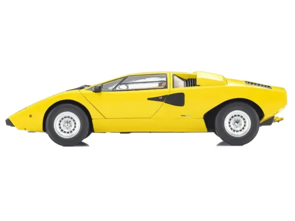 Lamborghini Countach LP 400 Yellow 1/18 Diecast Model Car by Kyosho #3