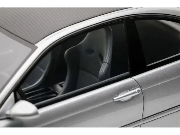 2001 BMW E46 M3 GTR Street Titan Silver Metallic 1/18 Model Car by Otto Mobile #3