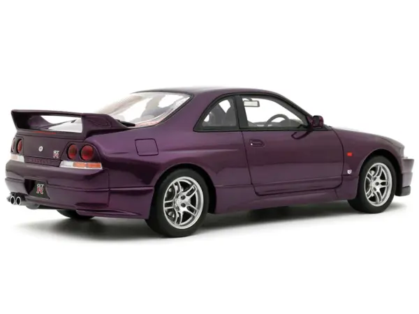 1995 Nissan Skyline GT-R (R33) V-SPEC RHD (Right Hand Drive) Midnight Purple Metallic 1/18 Model Car by Otto Mobile #5