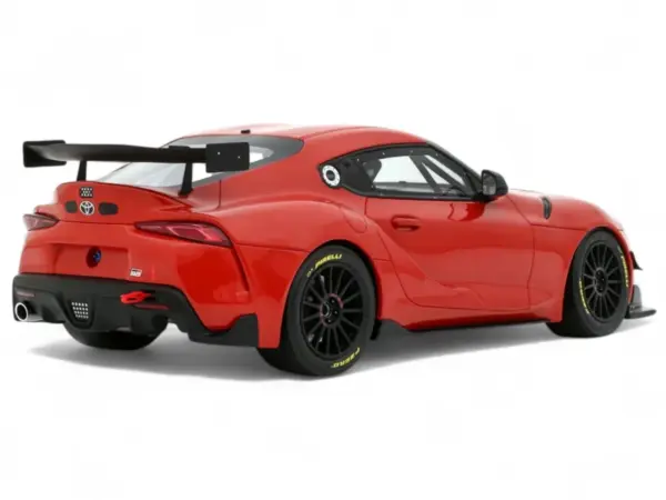 2023 Toyota Supra GT4 100 Edition Plasma Orange Metallic Limited Edition to 999 pieces Worldwide 1/18 Model Car by Otto Mobile #5