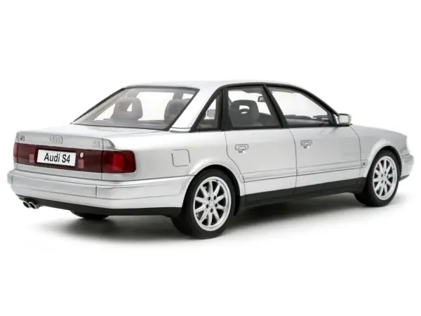 Audi S4 (C4) 4.2 V8 Crystal Silver Metallic Limited Edition to 2000 pieces Worldwide 1/18 Model Car by Otto Mobile #5