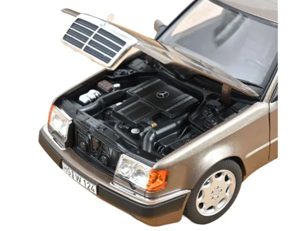 1990 Mercedes-Benz 500 E Impala Brown Metallic 1/18 Diecast Model Car by Norev #3