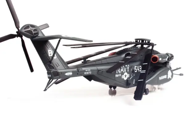 Sikorsky MH-53E Sea Dragon Helicopter "United States Navy Vanguard Tail Number 543" Dark Gray 1/72 Diecast Model by Panzerkampf #3
