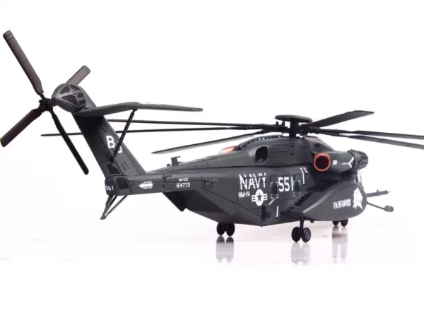 Sikorsky MH-53E Sea Dragon Helicopter "United States Navy Vanguard Tail Number 551" Dark Gray 1/72 Diecast Model by Panzerkampf #3