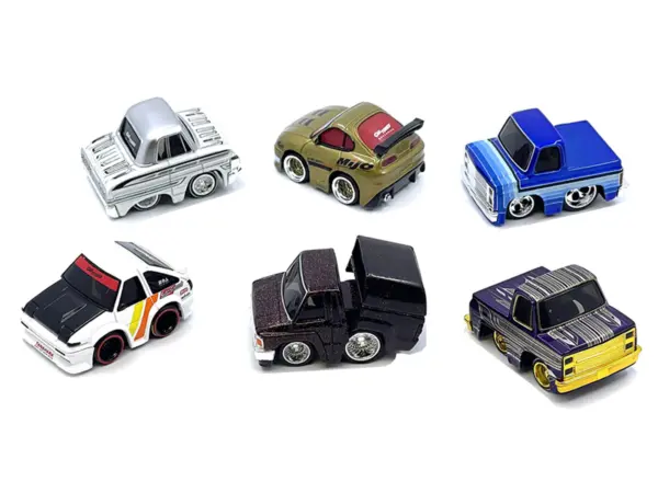 Mijo Exclusives Series MJ1 Set of 6 Pieces Diecast Model Cars by CarTuned #3
