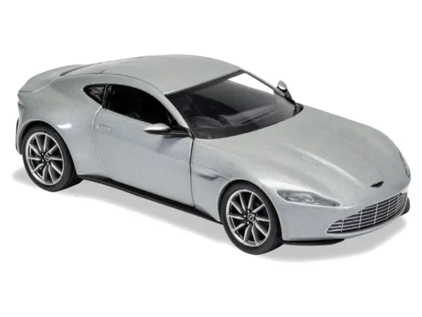 Aston Martin DB10 RHD (Right Hand Drive) Silver Metallic James Bond 007 "Spectre" (2015) Movie Diecast Model Car by Corgi #3