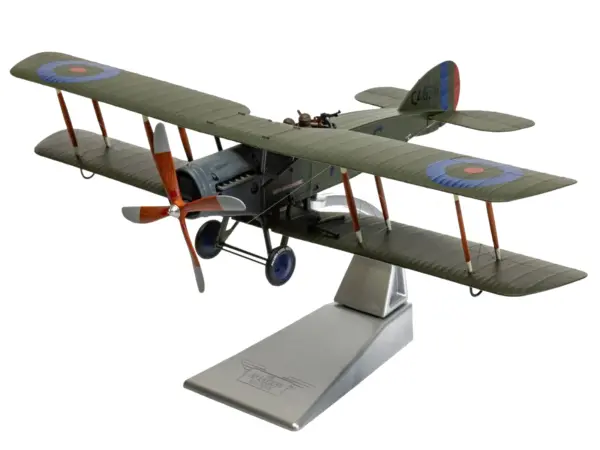 Bristol F-2B Fighter Aircraft "C4636 Devil-in-the-Dusk No. 39 Squadron" (1918) Royal Flying Corps "The Aviation Archive" Series 1/48 Diecast Model by Corgi #3