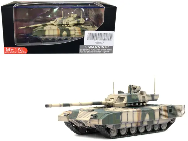 Russian T14 Armata MBT (Main Battle Tank) Multi-Camouflage "Armor Premium" Series 1/72 Diecast Model by Panzerkampf #1
