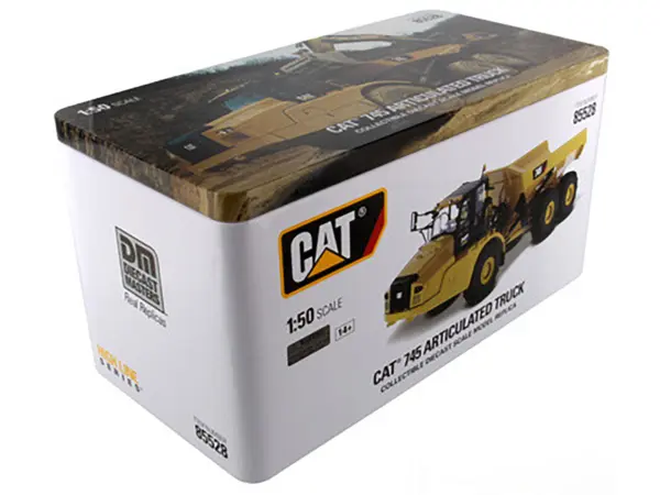 CAT Caterpillar 745 Articulated Dump Truck with Removable Operator "High Line" Series 1/50 Diecast Model by Diecast Masters #3