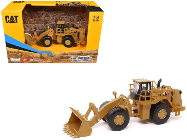 CAT Caterpillar 988H Wheel Loader Yellow 1/64 Diecast Model by Diecast Masters #1