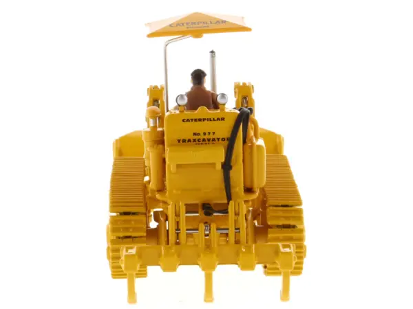 CAT Caterpillar 977D Traxcavator Yellow with Operator "Vintage Series" 1/50 Diecast Model by Diecast Masters #5
