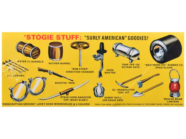 Skill 2 Model Kit Li'l Stogie Show Rod Death Valley Dragger Wagon 1/25 Scale Model by AMT #2