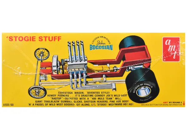 Skill 2 Model Kit Li'l Stogie Show Rod Death Valley Dragger Wagon 1/25 Scale Model by AMT #3