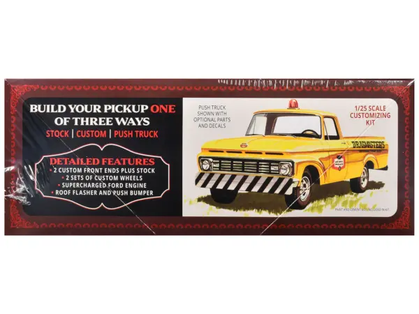 Skill 2 Model Kit 1963 Ford F-100 Pickup Truck "Four Sixes Ranch" 3-in-1 Kit 1/25 Scale Model by AMT #2