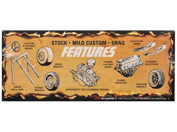 Skill 2 Model Kit 1951 Chevrolet Cruiser 3-in-1 Kit 1/25 Scale Model by AMT #3