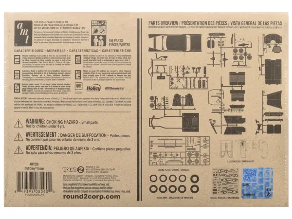 Skill 2 Model Kit 1951 Chevrolet Cruiser 3-in-1 Kit 1/25 Scale Model by AMT #4