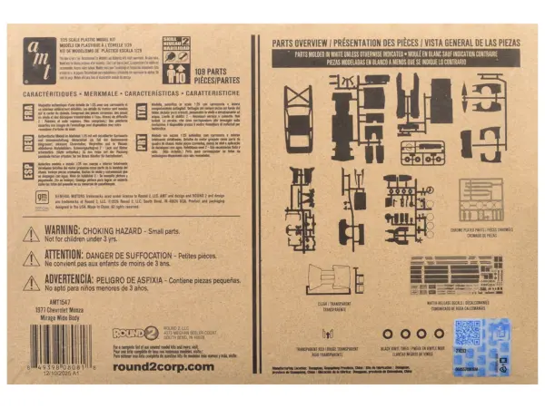 Skill 2 Model Kit 1977 Chevrolet Monza Mirage Wide Body "Street Machine" 1/25 Scale Model by AMT #4
