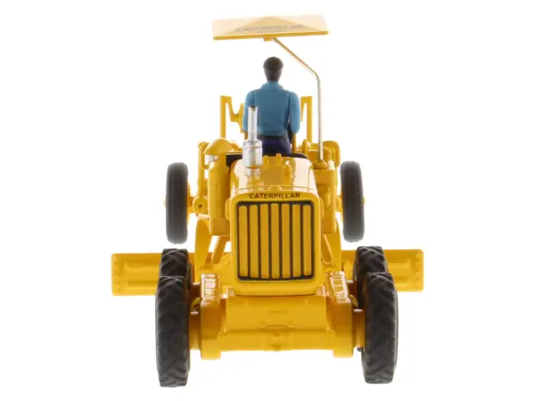 CAT Caterpillar No.12 Motor Grader Yellow with Operator "Vintage Series" 1/50 Diecast Model by Diecast Masters #5