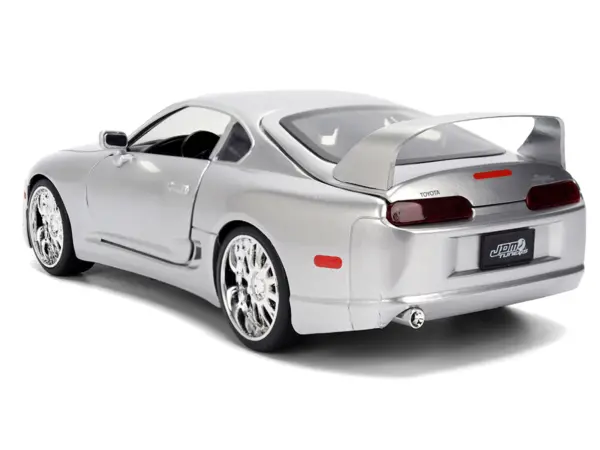 1995 Toyota Supra Silver Metallic "JDM Tuners" Series 1/24 Diecast Model Car by Jada #5