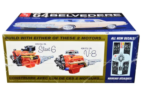 Skill 2 Model Kit 1964 Plymouth Belvedere Coupe Hardtop 1/25 Scale Model by AMT #2