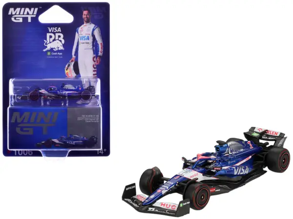 RB VCARB 01 #3 Daniel Ricciardo Formula One F1 "Bahrain GP" (2024) Limited Edition 1/64 Diecast Model Car by Mini GT #1