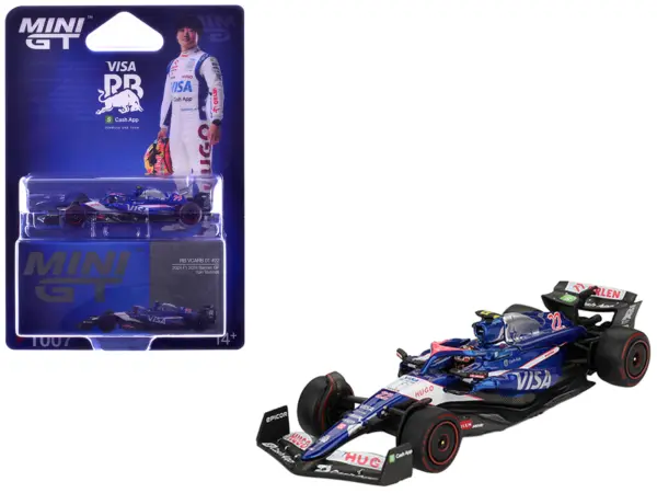 RB VCARB 01 #22 Yuki Tsunoda Formula One F1 "Bahrain GP" (2024) Limited Edition 1/64 Diecast Model Car by Mini GT #1